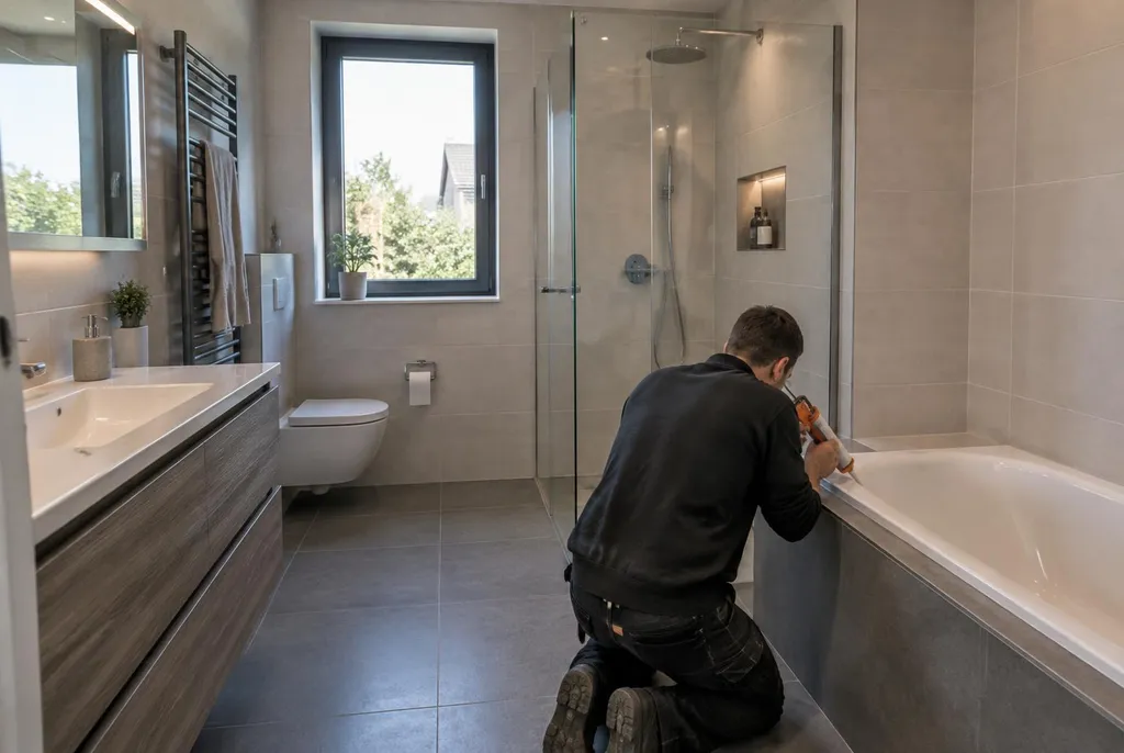 Kitbedrijf Amerongen – badkamer kit vervangen bij de douche
